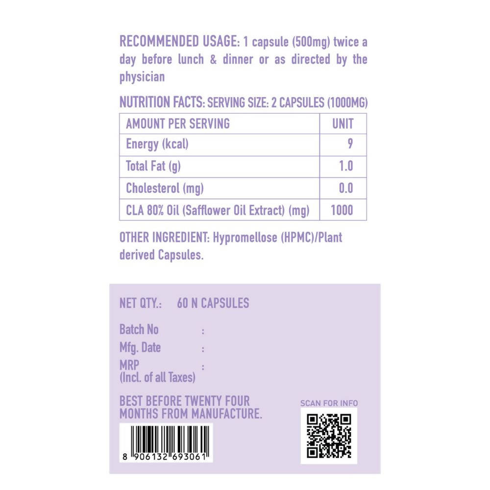 Dr. Morepen CLA 1000 Capsules - Distacart