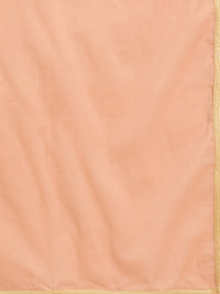 Thumbnail for Sangria Women Dusty Pink & Brown Pure Cotton Printed Kurta with Palazzos & Dupatta - Distacart