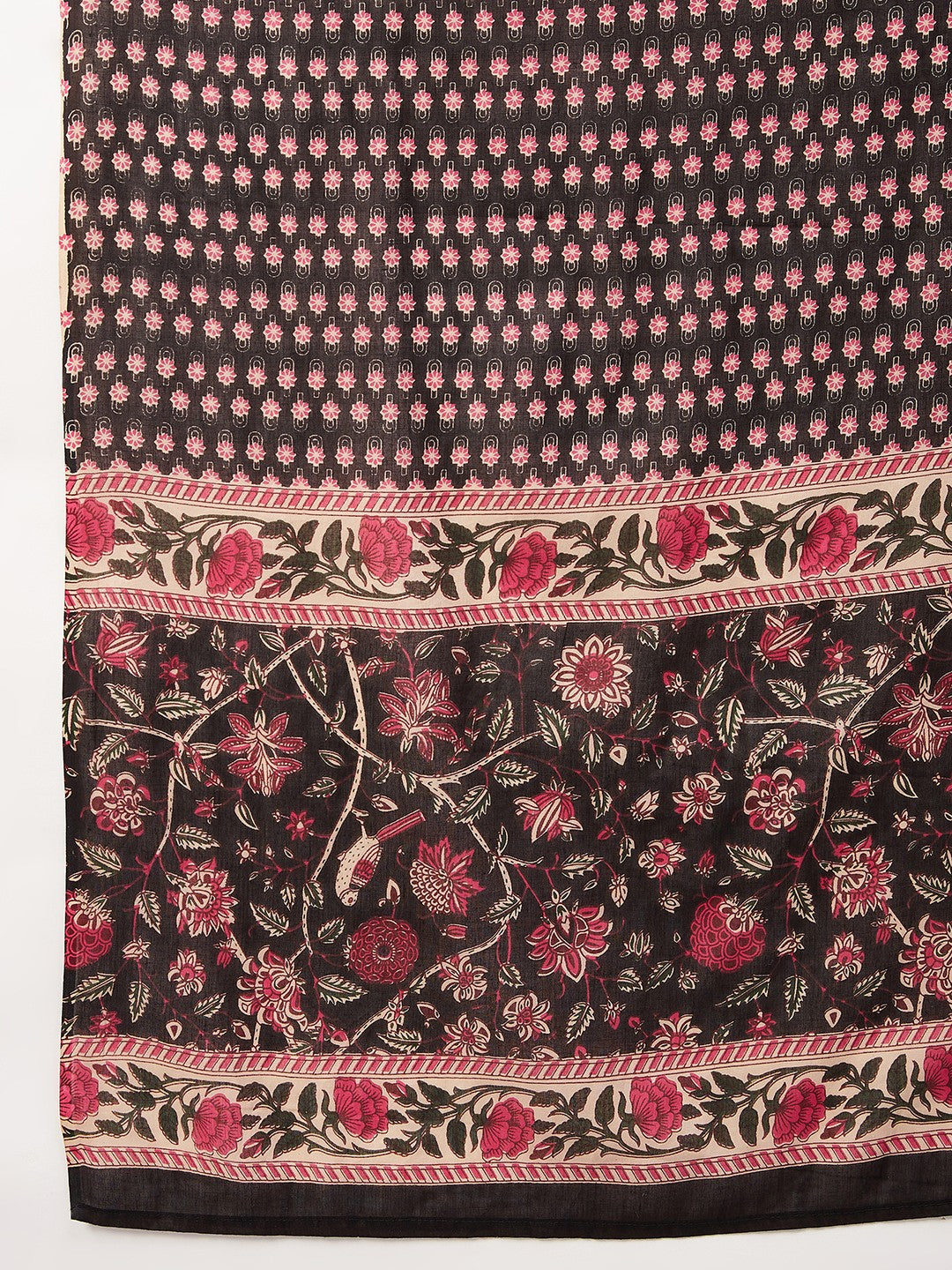 InWeave Women's Pink Bandhani Strappy Set W Black Pink Ethnic Dupatta - Distacart
