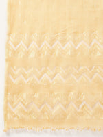 Thumbnail for InWeave Women's Wine Solid Strappy Set With Gold Banarsi Zari Dupatta - Distacart