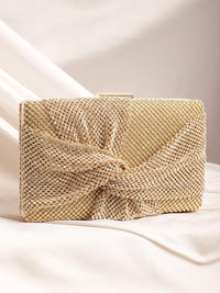 Thumbnail for Rubans Embellished Box Clutch - Distacart
