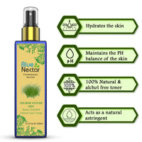 Thumbnail for Shubhr Steam Distilled Vetiver Toner Water & Face Tonic Mist