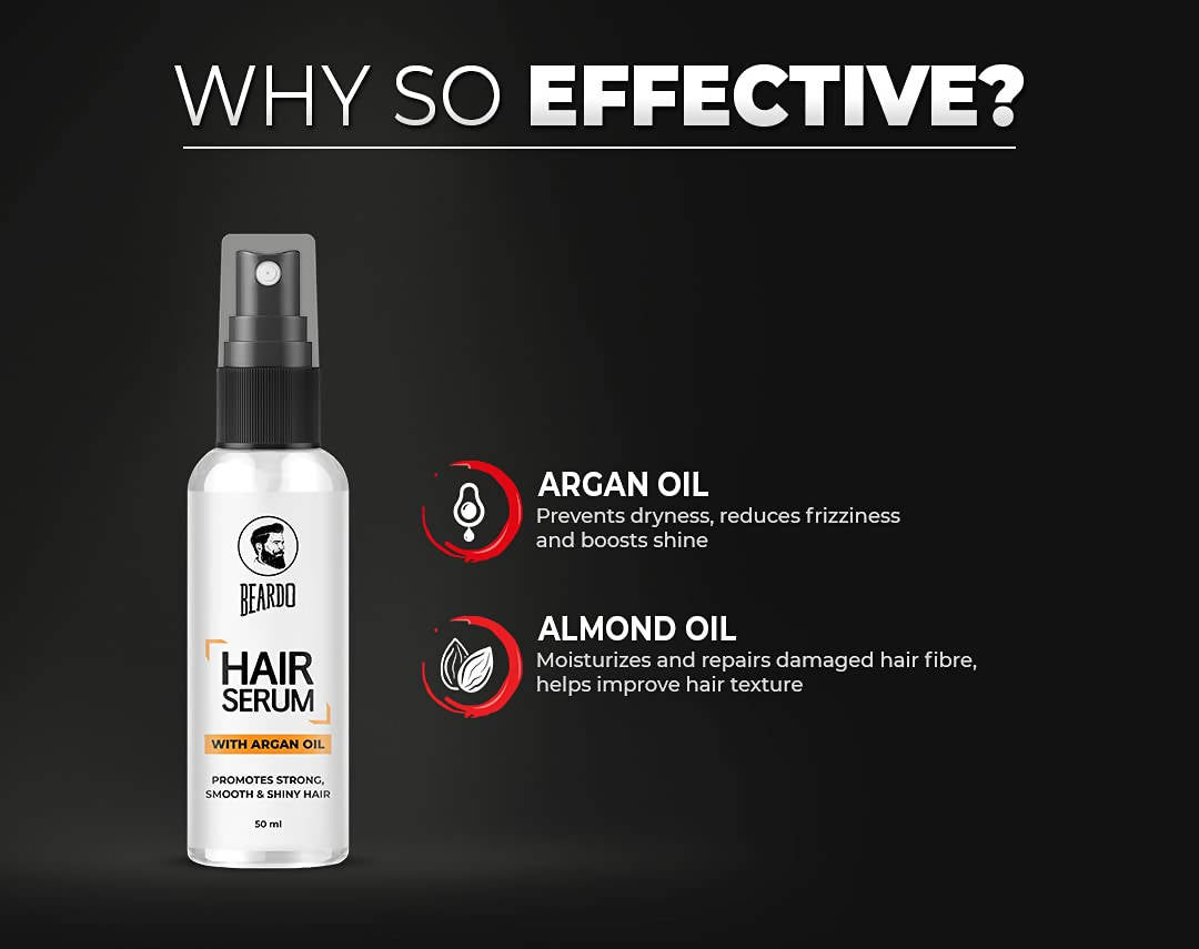 Beardo Hair Serum With Argan Oil - Distacart