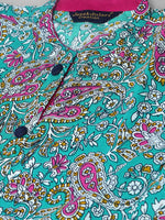 Thumbnail for Kalini Women Blue Floral Printed Thread Work Handloom Anarkali Kurta - Distacart