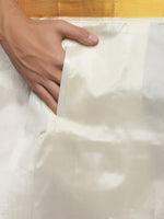 Thumbnail for Sethukrishna Cream-Coloured Solid Dhoti For Men - Distacart