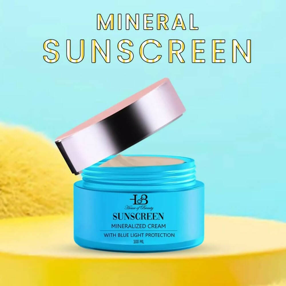 House Of Beauty Mineral Sunscreen With Blue Light Protection - Distacart