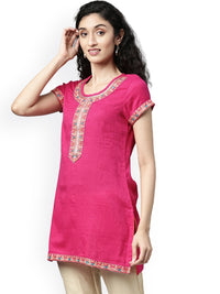 Thumbnail for Souchii Pink Kurta - Distacart