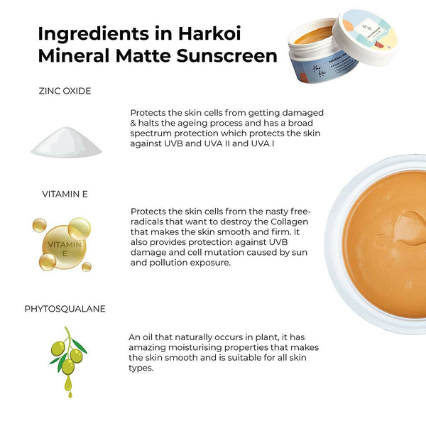 The Harkoi Mineral Matte Sunscreen - SPF 35 - Shade #8 - Distacart