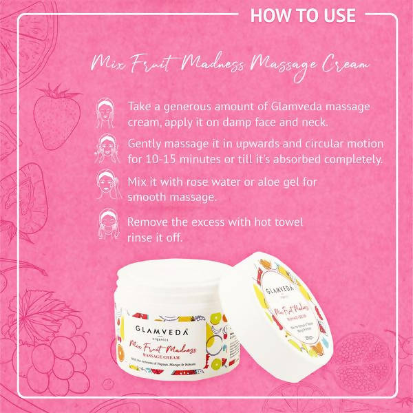 Glamveda Mix Fruit Massage Cream