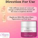 Thumbnail for Vigini Skin Whitening Lightening Body Polishing Day Night Gel Cream - Distacart