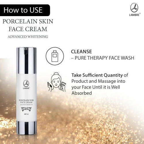Lambre Porcelain Skin Face Cream Advanced Lightening - Distacart