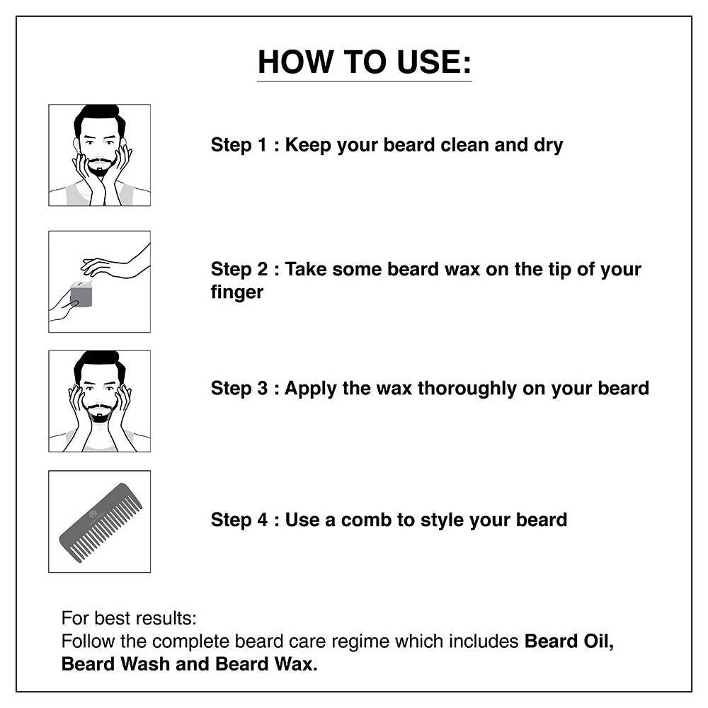 The Man Company Beard Wax - Distacart