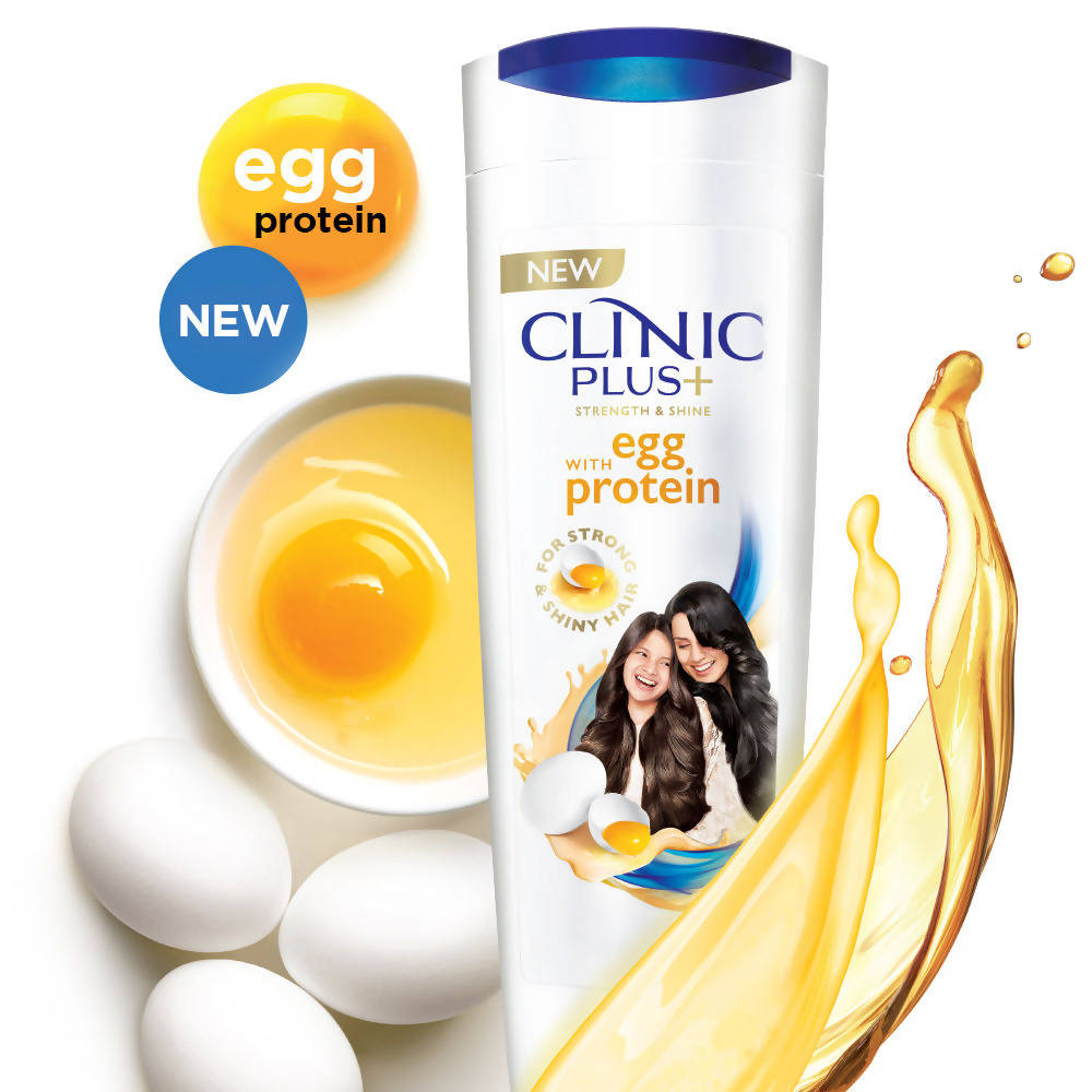Clinic Plus Strength & Shine with Egg Protein Shampoo - Distacart