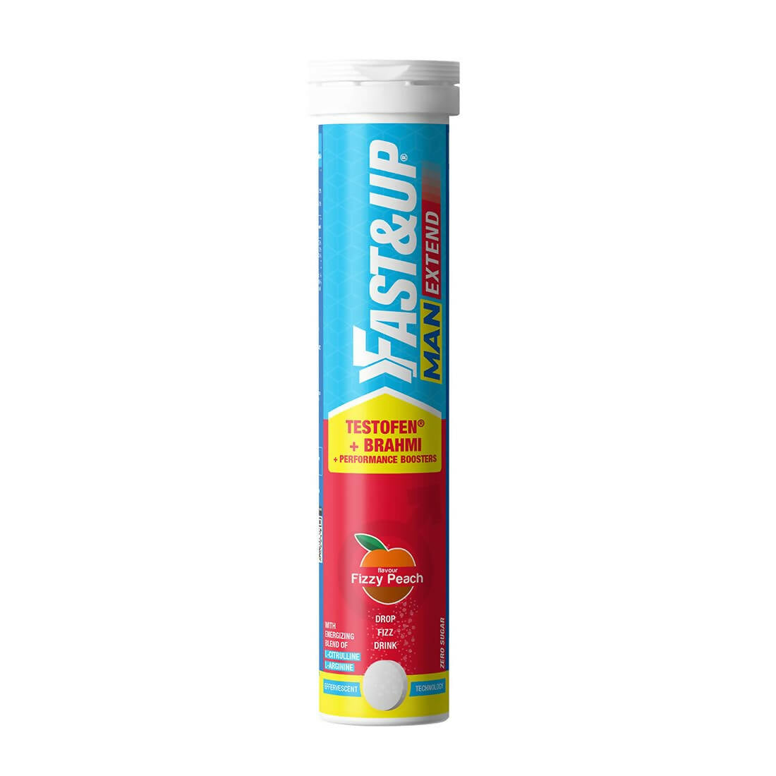 Fast&Up Man Extend Effervescent Tablets - Peach Flavor - Distacart