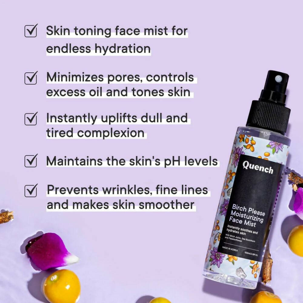 Quench Botanics Birch Please Moisturizing Face Mist - Distacart