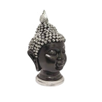 Thumbnail for Puja N Pujari Buddha Face Idol Silver Head