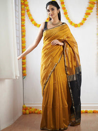 Thumbnail for Kalini Silk Blend Kanjeevaram Saree - Distacart
