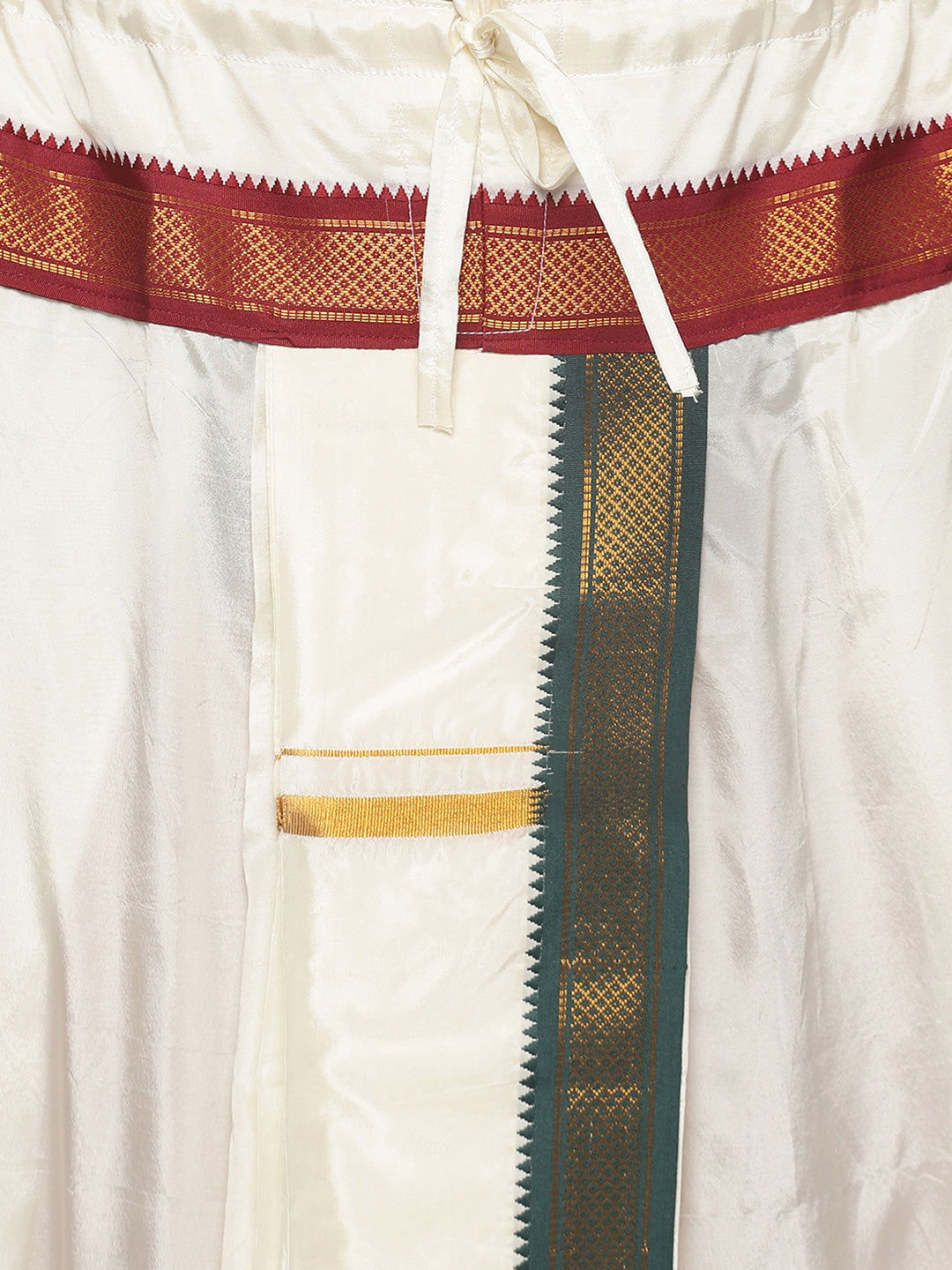 Sethukrishna Men Cream Solid Dhoti Pant - Distacart