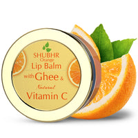 Thumbnail for Blue Nectar Shubhr Orange Lip Balm with Ghee & Natural Vitamin C 15 gm