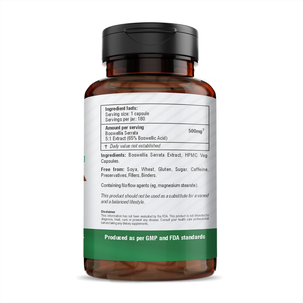 H&C Herbal Boswellia Serrata Veg Capsules - Distacart