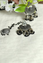 Thumbnail for Mominos Fashion Johar Kamal Jhumkas With Maang Tikka Earrings - Distacart