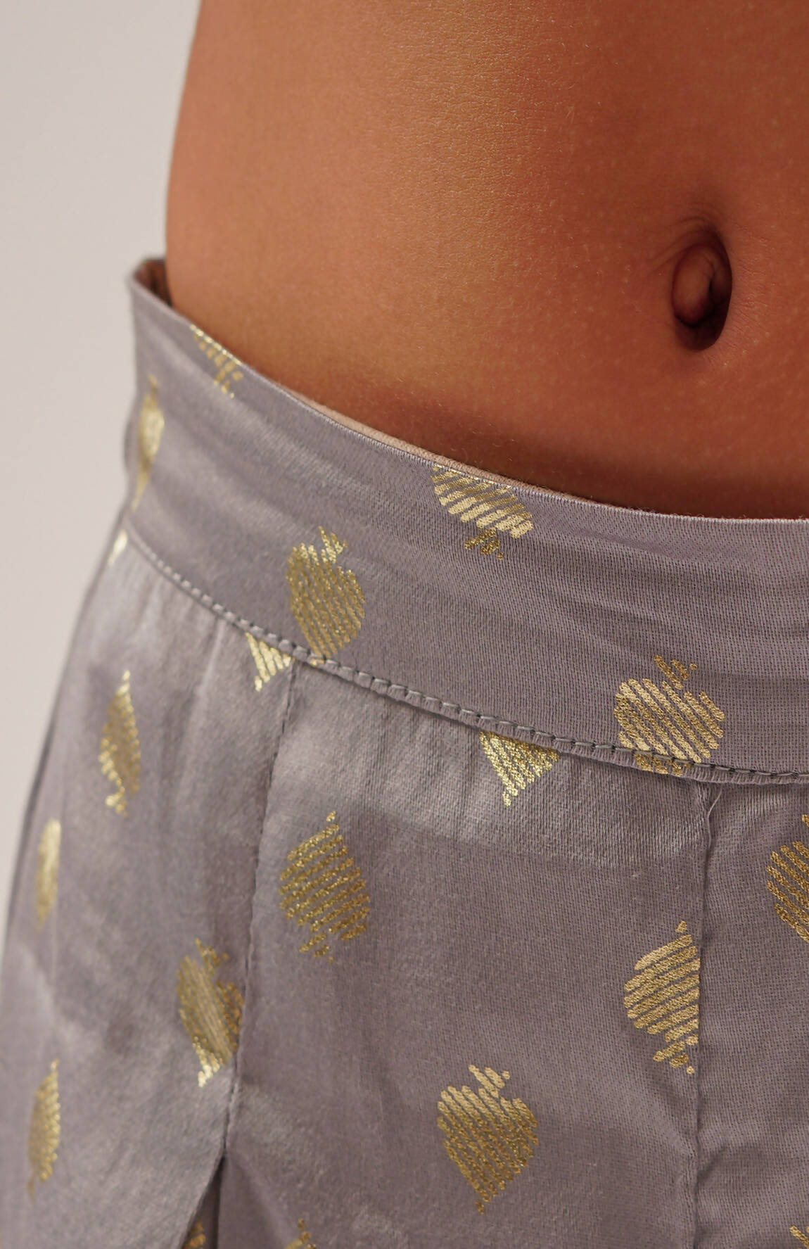 Lil Drama Mehfil Grey Co-Ordinate Set For Girls - Distacart