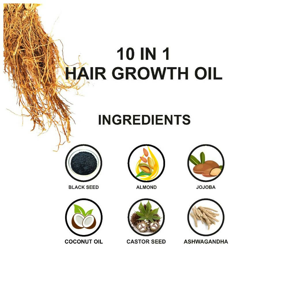 Love Earth 10 In 1 Hair Growth Oil - Distacart