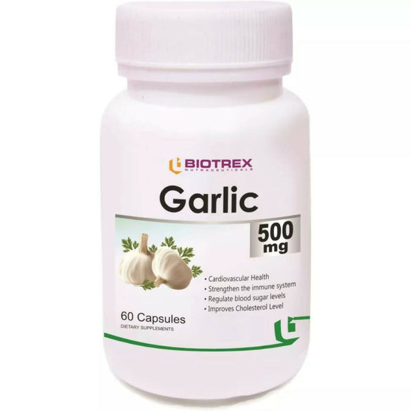 Biotrex Garlic 500mg Capsules - Distacart