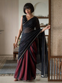 Thumbnail for Suta Multi Color Woven Design Pure Cotton Saree - Distacart