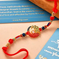 Thumbnail for Peacock Rakhi And Kesar Pista Karachi Halwa