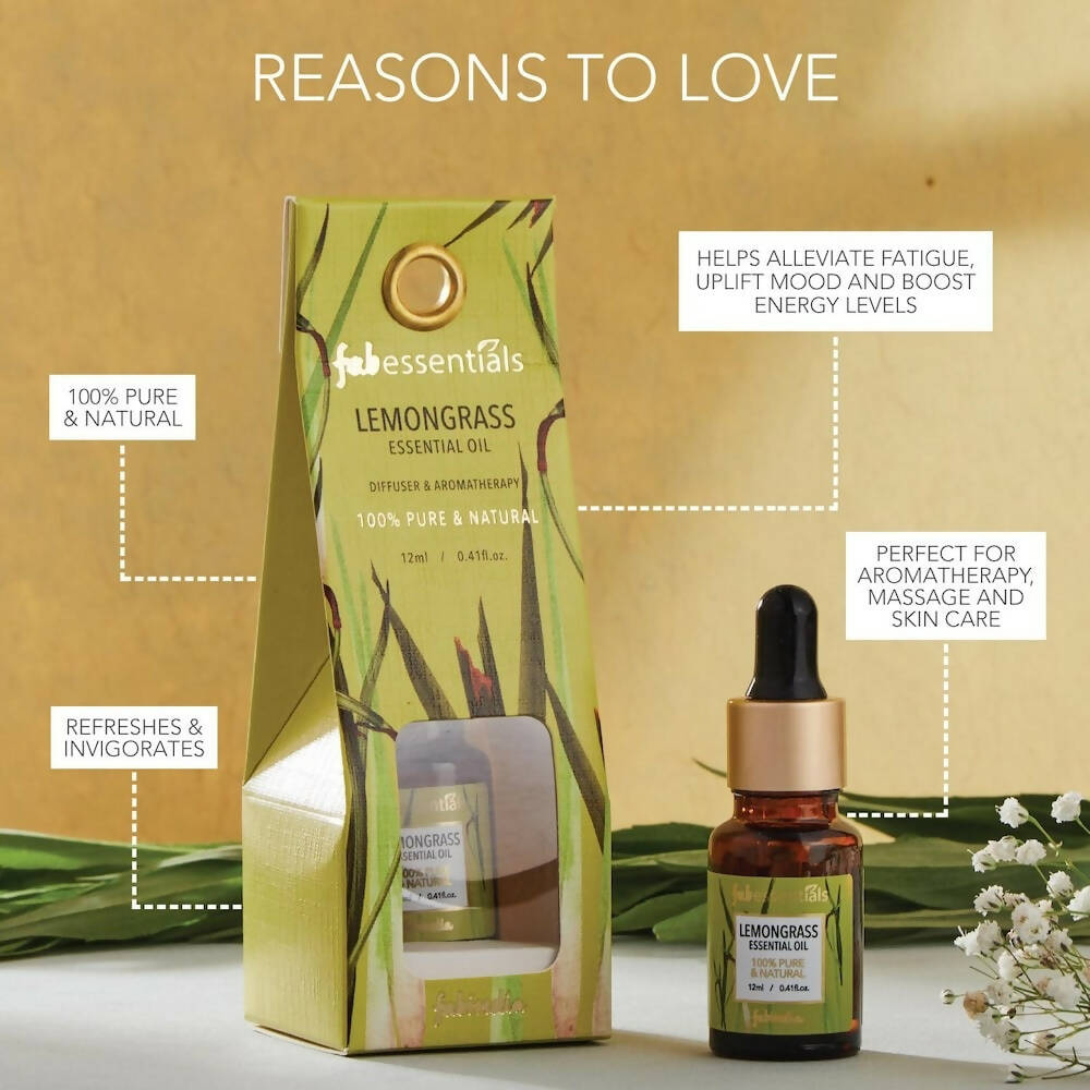 Fabessentials Lemongrass Essential Oil - Distacart