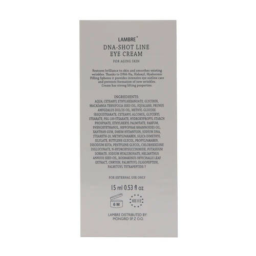 Lambre DNA-Shot Line Eye Lift Cream For Aging Skin - Distacart