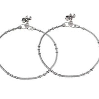 Thumbnail for Mominos Fashion Beautiful Trendy Oxidised Silver Plated Anklets