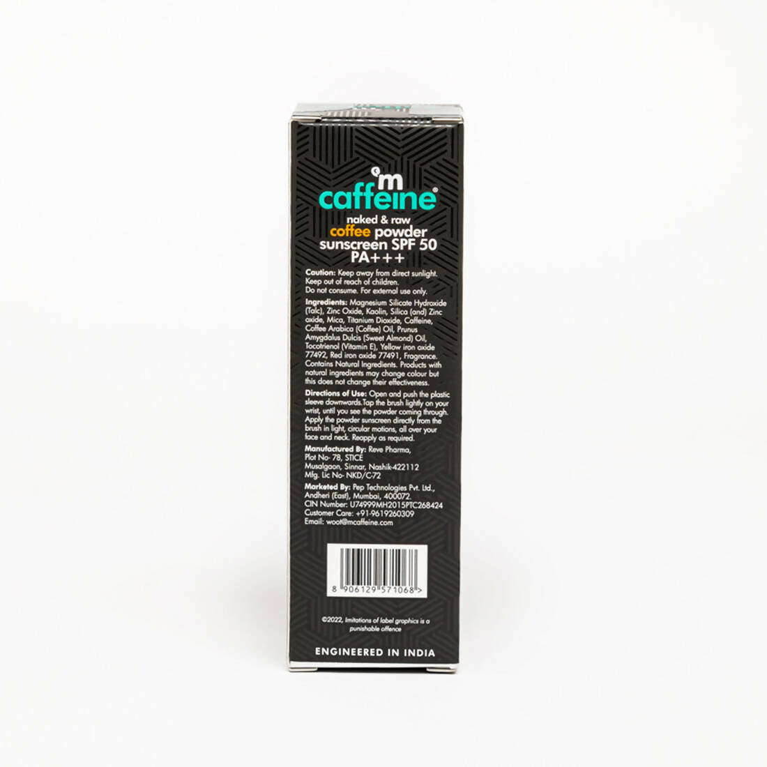 mCaffeine Coffee Powder Sunscreen SPF 50 PA+++ - Distacart