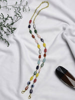 Thumbnail for Multicolored Beaded Evil Eye Mask Chain - Ruby Raang - Distacart