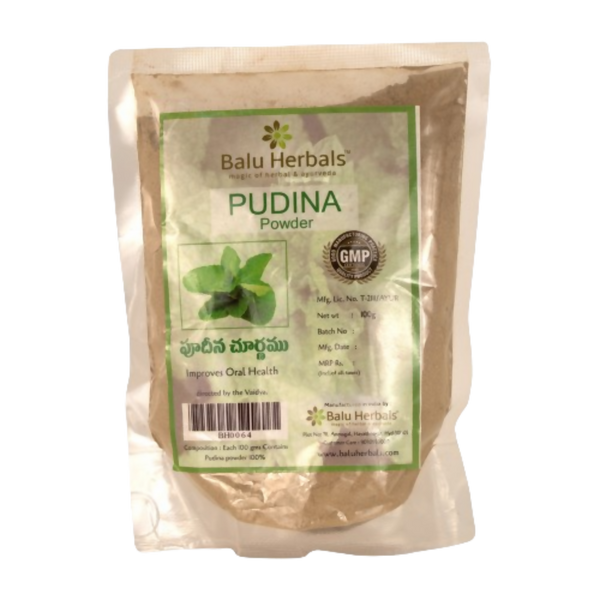 Balu Herbals Mint Leaves (Pudina) powder - Distacart