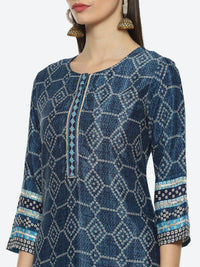 Thumbnail for Biba Women Ethnic Motifs Printed Kurta with Trousers & Dupatta - Distacart