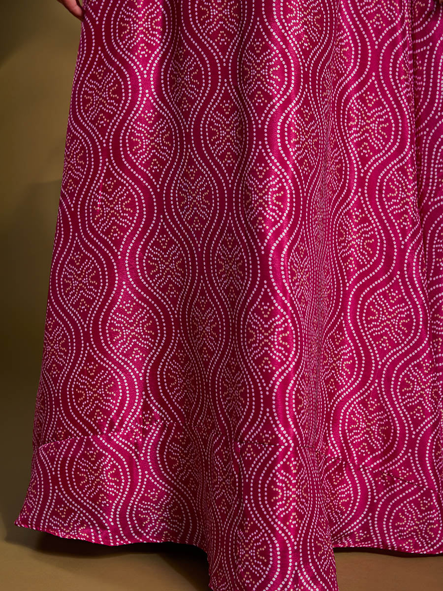 Myra Pink Crepe Embroidered Designer Lehenga - Distacart