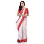Thumbnail for Desh Bidesh Women's Bengal Tant Aradhana Pure Handloom Cotton Saree - Distacart