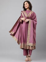 Thumbnail for Khushal K Ethnic Motifs Printed Kurta with Palazzos & With Dupatta - Distacart