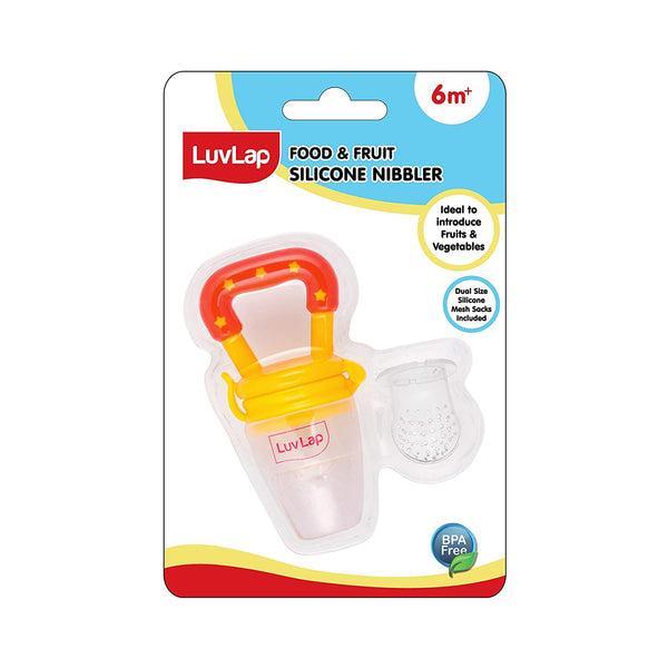 LuvLap Silicone Food/Fruit Nibbler with Extra Mesh - Distacart