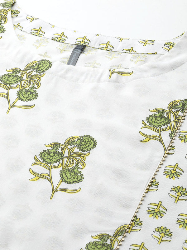 HERE&NOW Printed Regular Kurta with Palazzos - Distacart