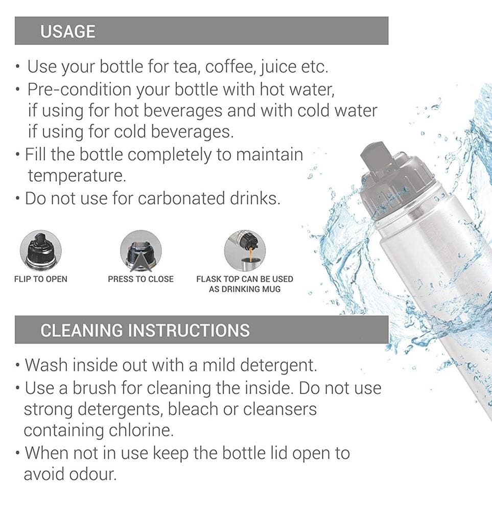 Milton Thermo steel, 500ml - Distacart