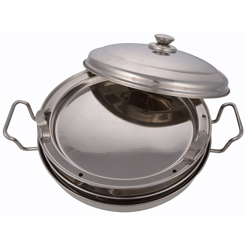 Bottom Multi kadai Idly Cooker Dhokla and Plate