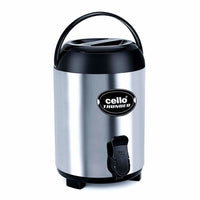 Thumbnail for Cello Thunder Stainless Steel Flask, 4 Litres, Black - Distacart