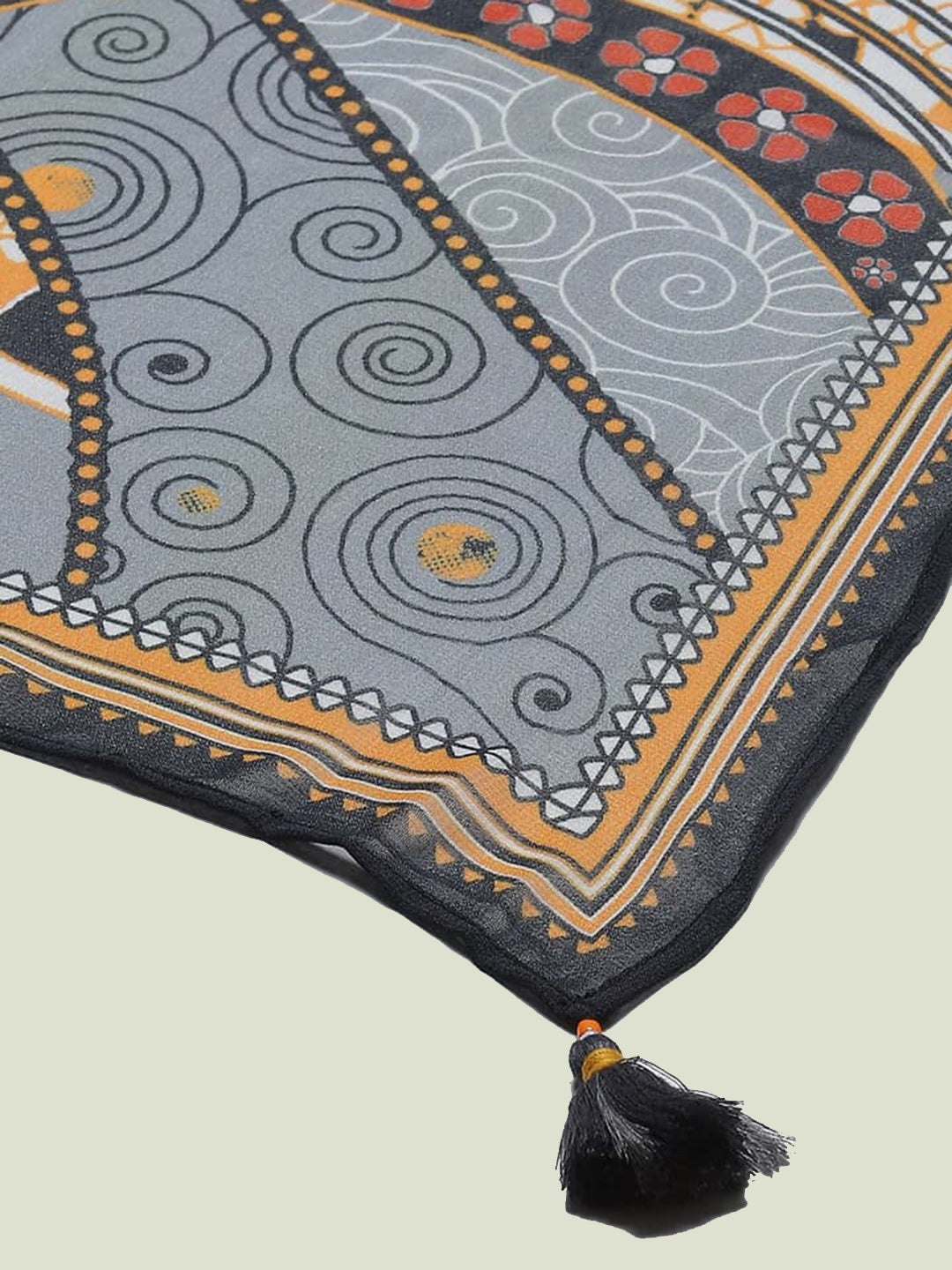 Biba Ethnic Motifs Printed Kurta With Trousers & Dupatta - Distacart