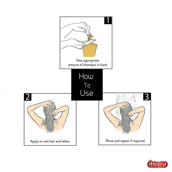 Meera Shampoo  Hair Fall Care  usage