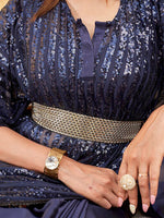 Thumbnail for Tikhi Imli Embellished Kaftan Saree - Distacart