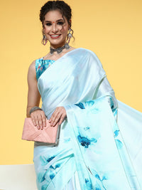 Thumbnail for Saree Mall Floral with Printed Border Saree - Distacart
