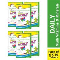 Thumbnail for Dr. Morepen Daily Multivitamin Tablets for Women & Men, Multivitamins & Minerals Supplement - Distacart